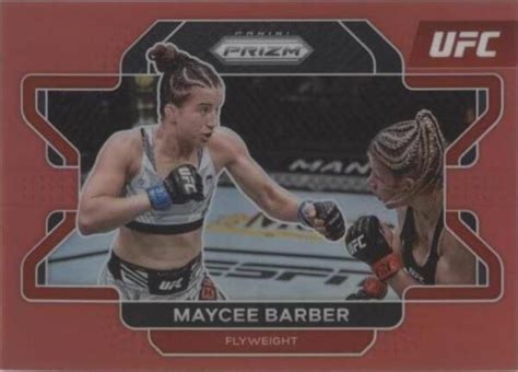 Panini Prizm Ufc Red Prizm Maycee Barber For Sale