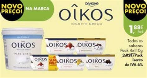 Promoção Iogurte grego oikos em Pingo Doce