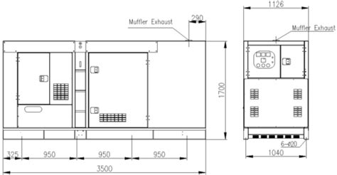 Deutz Industrial Generator Rated Output 150kva For Factory Hosem