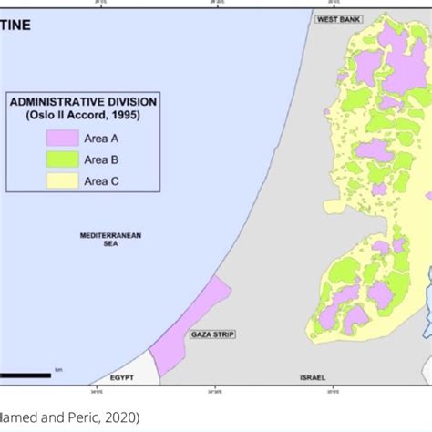 Map of the Palestinian Territories | Download Scientific Diagram