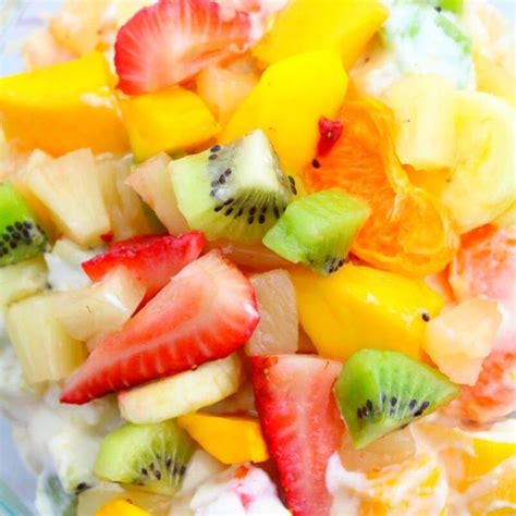 Hawaiian Cheesecake Salad Summer Salads With Fruit Fruit Salad Ingredients Side Dish Recipes