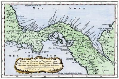 'Map of the Isthmus of Panama (Republic of Panama), from the General ...