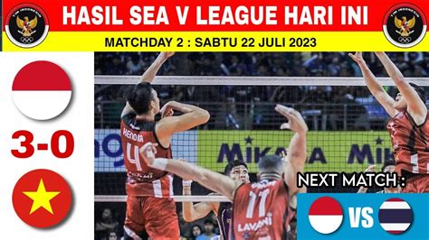 Hasil Sea V League Hari Ini Indonesia Vs Vietnam Avc