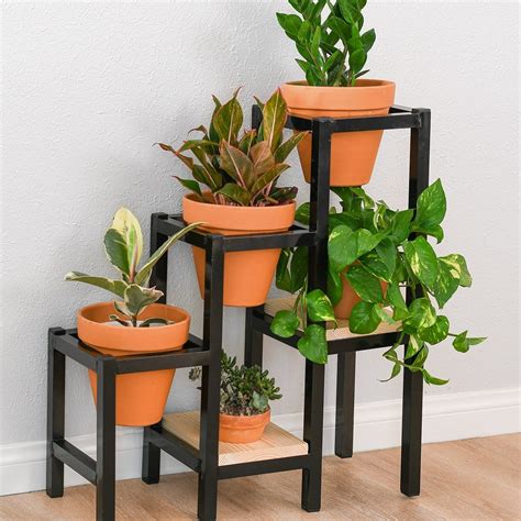 Diy Tiered Metal Plant Stand Using Aluminum Tubes Anika S Diy Life