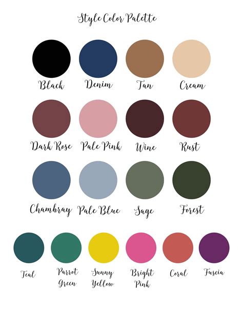 What Is My Color Palette For Clothes - Bryden Sandra