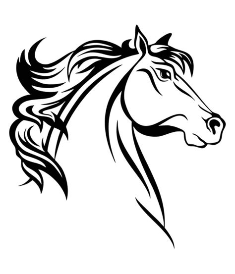 ᐈ Horse head stock vectors, Royalty Free horse head illustrations ...