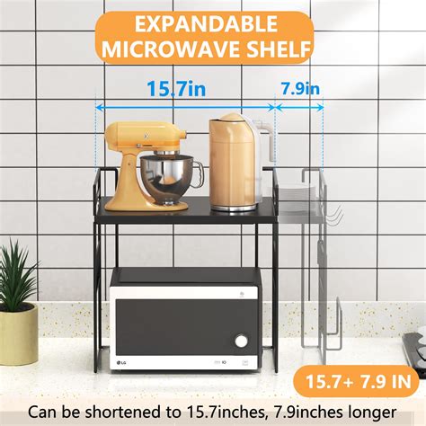 Snapklik Dolalike Microwave Oven Rack Expandable Microwave Stand