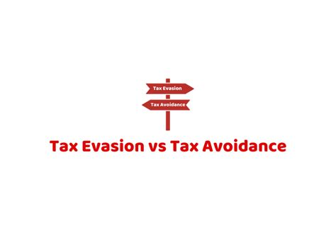 Tax Evasion Vs Tax Avoidance Tax Consultant In Uk