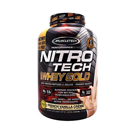 Buy Muscle Tech Nitro Tech Performance Series Whey Gold French