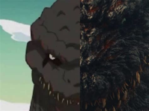 Shin Godzilla Vs Anime Shin Godzilla By Woahcrashbandicoot On Deviantart