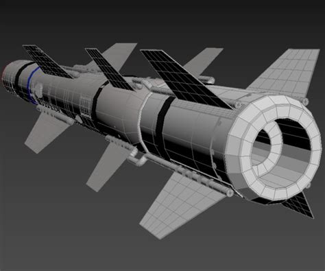 Artstation Agm Ugm Rgm 84 Harpoon Anti Ship Missile 3d Model Resources