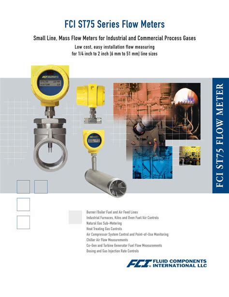 PDF FCI ST75 Series Flow Meters Brochure DOKUMEN TIPS