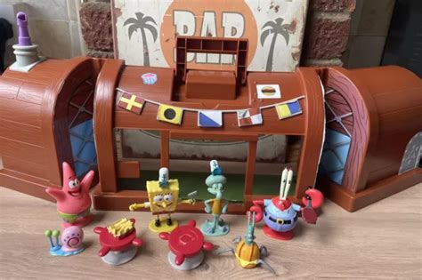 Spongebob Squarepants Krusty Krab Playset Restaurant Cafe Diner Toy