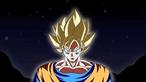 Goku Super Saiyan Transformation Youtube