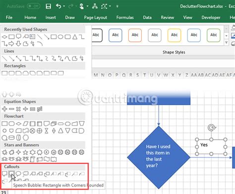 How To Draw Flow Charts In Excel