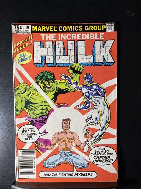 The Incredible Hulk Annual Newsstand Edition Comic Books