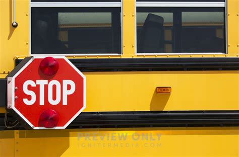 School Bus Stop Sign - Stock Photos | Prixel Creative