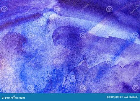 Blue Purple Watercolor Background Stock Photo Image Of Artistic