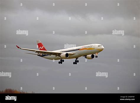 NORDWIND AIRLINES AIRBUS A330 300 VP BUJ Touching Down At LIVERPOOL