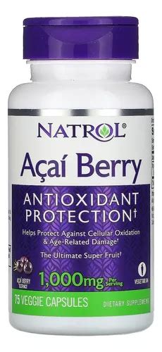 Natrol Antioxidante Extracto De Acai Berry Mg Protecci N C Psulas