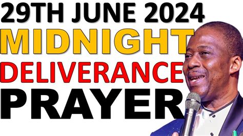 Th June Dr Dk Olukoya Midnight Prayers For Spiritual