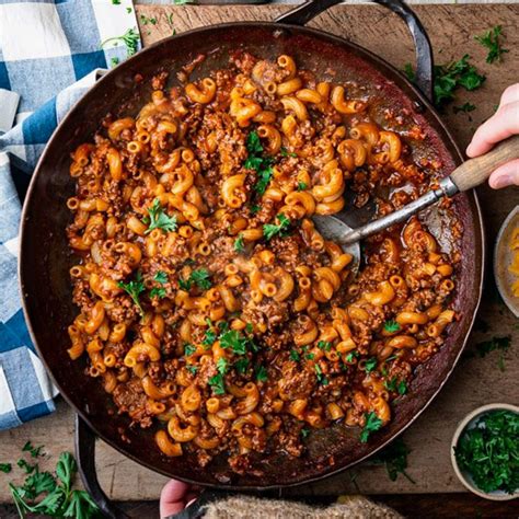 One Pan Homemade Hamburger Helper The Seasoned Mom