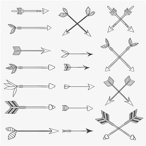 Hand Drawn Arrow Vector Free at Vectorified.com | Collection of Hand ...