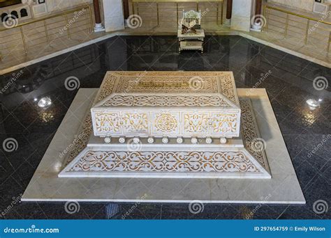 Sarcophagus Of Habib Bourguiba In The Bourguiba Mausoleum In Monastir