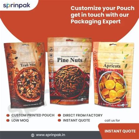 aluminium pouch  custom printing  rs piece gurugram id