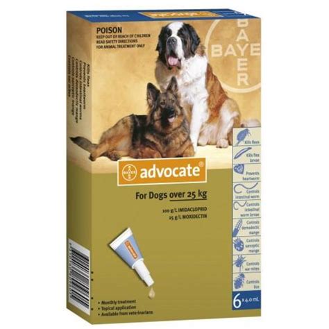 Bayer Advocate Advantage Multi Spot On For X Large Dogs Over 55 Lbs