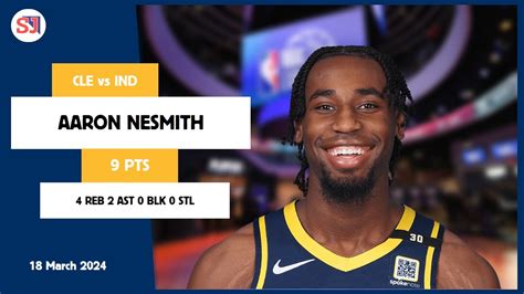 Aaron Nesmith Pts Reb Ast Blk Stl Vs Cle Ind