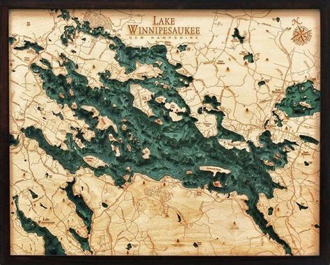 Lake Winnipesaukee Navigation Chart