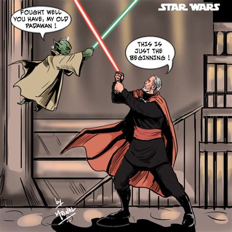 Count Dooku vs Master Yoda by mrinal-rai on DeviantArt Count Dooku ...