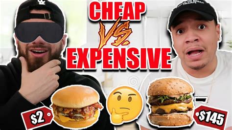 Cheap Vs Expensive Food Can You Tell The Difference Burger Vs