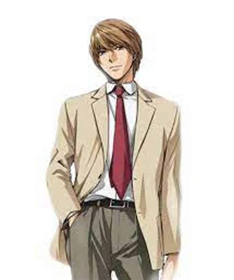 Light Yagami Kira Death Note Beige Blazer Usa Leather Factory