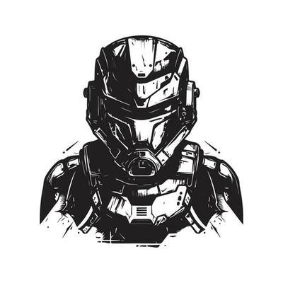 Halo Master Chief Vector Art, Icons, and Graphics for Free Download