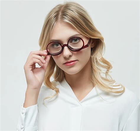 Round Flip Cover Readers Make Up Reading Glasses Eye Make Up Spectacles Flip Down Lens Folding