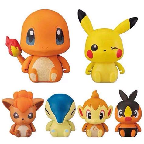 Buy Pcs Pokemon Action Figure Pikachu Bulbasaur Squirtle Pocabu