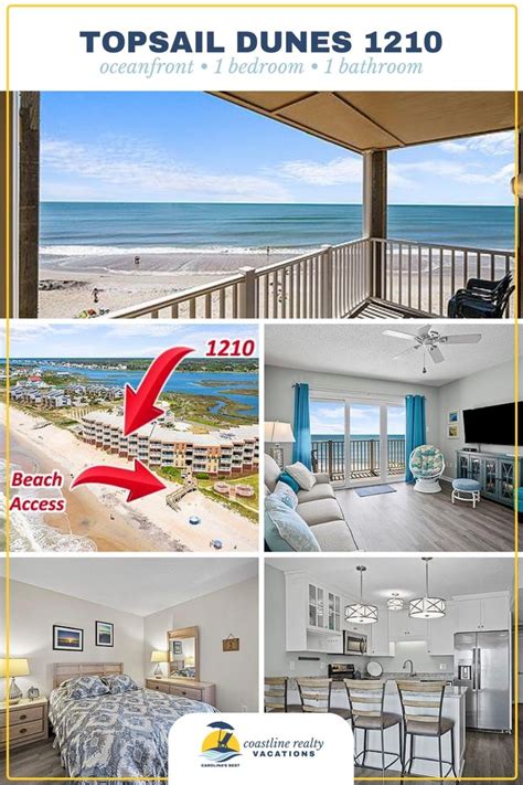 Ocean Front Vacation Rental At Topsail Dunes 1210