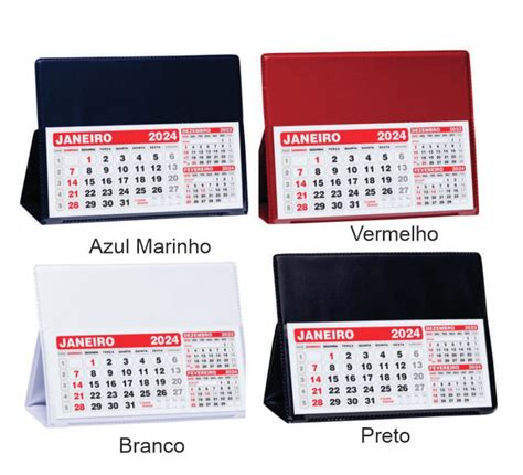 Calendário de Mesa Pvc c Refil 2025 liso 100 Und Elo7