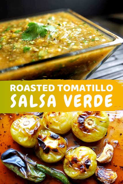 Roasted Tomatillo Salsa Verde