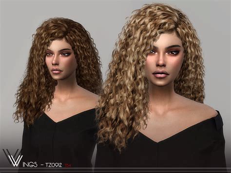 Sims 4 Curly Hair Female