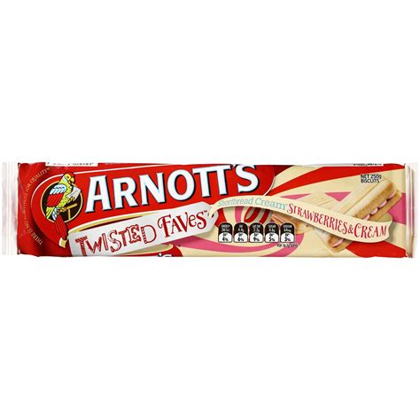 Arnott S Shortbread Creams Strawberry Cream G Woolworths