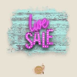 Live Sale Graphic Live Sale Splash Facebook Live Sale Marketing