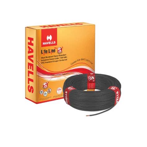 Havells Life Line Plus S3 HRFR Cable Roll Length 90 M Wire Size 0 5