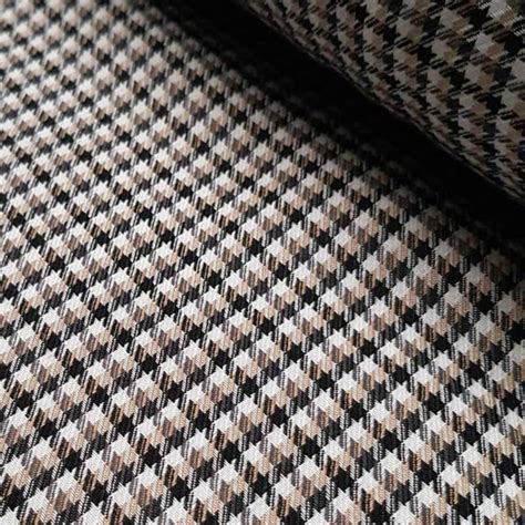 Hounds Tooth Fabric Black White Houndstooth Print Grey Etsy