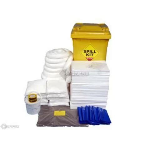 Litre Oil Fuel Only Performance Spill Kit In Wheeled Bin