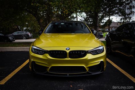 Front Of Phoenix Yellow BMW M4 BenLevy