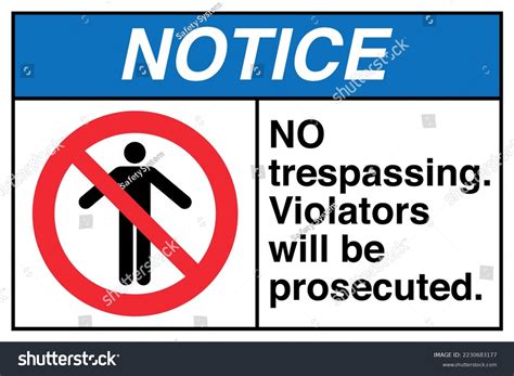 Safety Notice Sign Label Marking Ansi Stock Vector Royalty Free