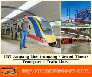 lrt ampang  ampang sentul timur malaysia train
